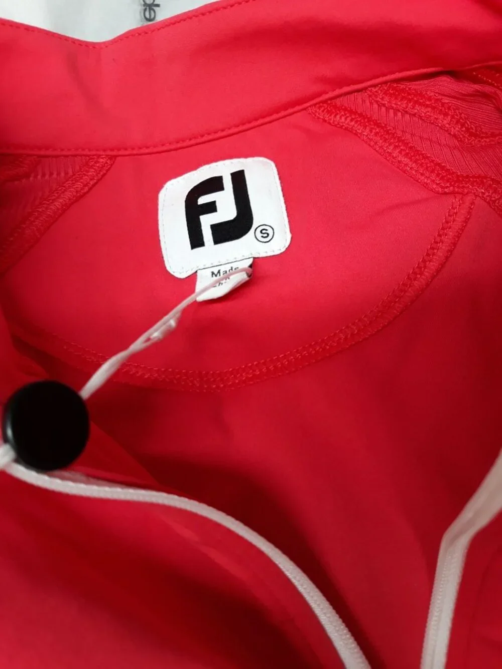 FootJoy Women's Golf Pull Over Shirt Red Size S NEW WITH TAGS! - Picture 4 of 7